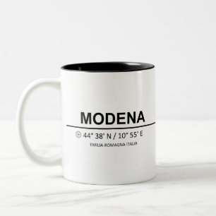 Modena Coordinaten - Modena Coordinates Two-Tone Coffee Mug