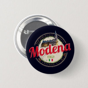Modena Emilia-Romagna Balsamic Italy Souvenir 6 Cm Round Badge