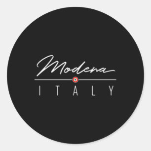 Modena Italy For Classic Round Sticker