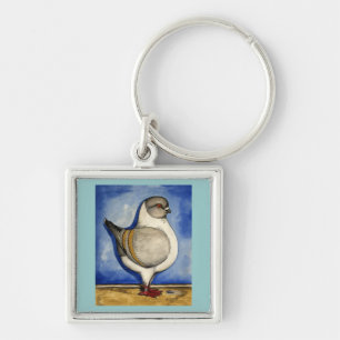 Modena Silver Gazzi Pigeon Key Ring