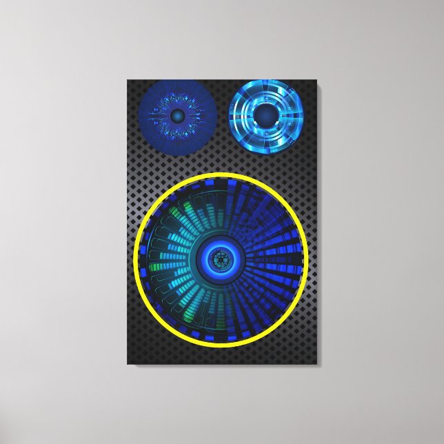 MODER, ABSTRACT, HOME DECOR SPEAKER (Front)