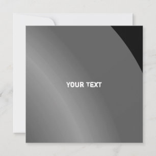 Moderate Black Modern Shaded Qr Code Card