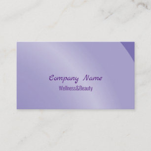Moderate Lilac Modern Neat Shaded Business Card