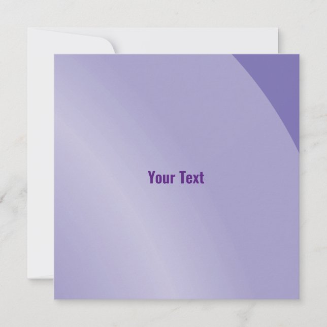 Moderate Lilac Modern Shaded Qr Code Card (Front)