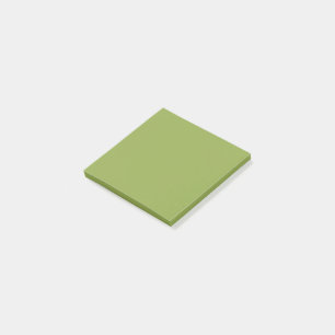 Moderate Lime Green Solid Color Post-it Notes