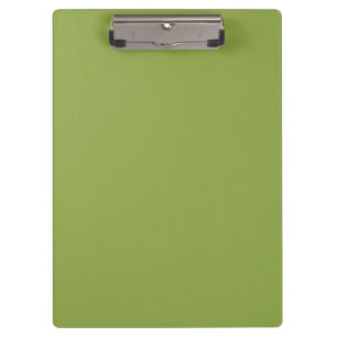 Moderate Lime Green Solid Colour Clipboard