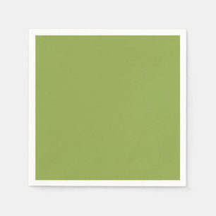 Moderate Lime Green Solid Colour Napkin