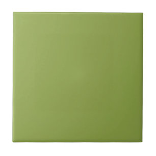 Moderate Lime Green Solid Colour Tile