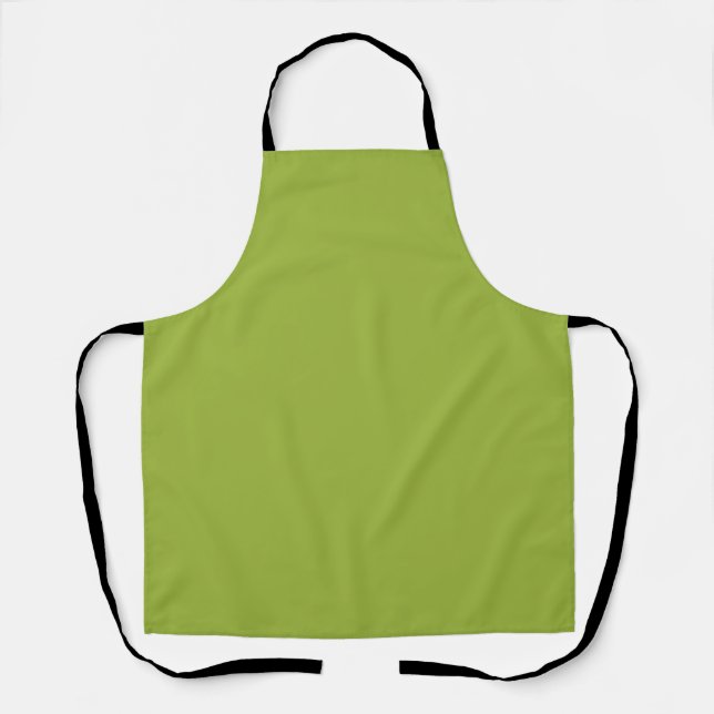  Moderate lime green (solid colour) yellow- green Apron (Front)