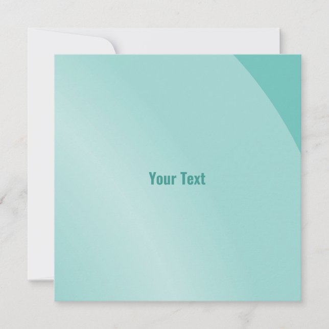 Moderate Watercolor Modern Shaded Qr Code Card (Front)