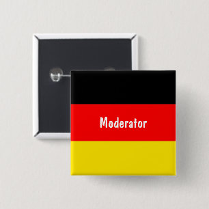 Moderator 15 Cm Square Badge
