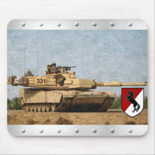 Modern 11th ACR M1 Abrams Tank Mouse Mat
