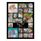 Modern 19 Photo Collage Custom Colour Personalised