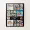 Modern 19 Photo Collage Personalized Black
