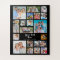 Modern 19 Photo Collage Personalized Black