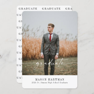 Modern 2021 Graduation Announcement