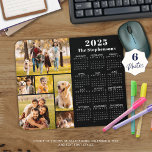 Modern 2025 Calendar 6 Photo Collage Personalized Mouse Mat<br><div class="desc">Create a photo collage mouse pad utilizing this easy-to-upload photo collage template featuring 6 pictures in various shapes and sizes, both horizontal and vertical to accommodate a wide variety of photo subjects and a 2025 year-at-at-glance calendar. Personalize with a family name, individual name, monogram or other custom text shown in...</div>