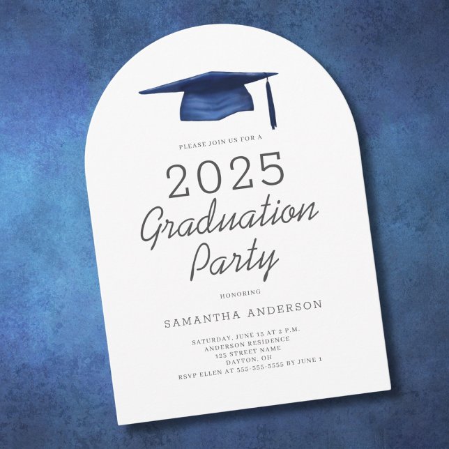 Modern 2025 Graduation Party  Invitation (Creator Uploaded)