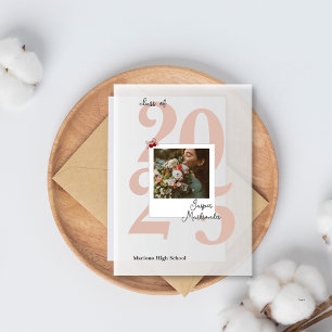 Modern 2025 Photo Acrylic Graduation Announcement