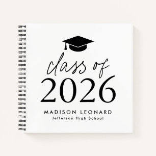 Modern 2025 Photo Graduation Party Guest Book