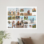 Modern 23 Photo Collage Poster<br><div class="desc">Create your own personalised photo collage poster featuring 23 of your favourite photos.</div>