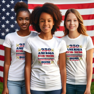 Modern 250th Anniversary of America 2026 T-Shirt Tri-Blend Shirt