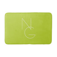 Modern 2 Overlapping Initials | Lime Green