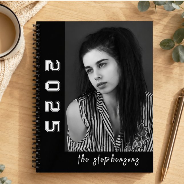 Modern 2 Photo Collage Personalised Notebook (Modern 2 Photo Collage Personalized Notebook)