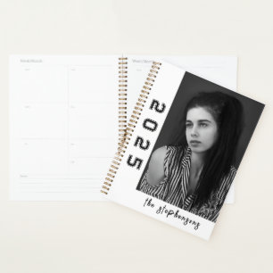 Modern 2 Photo Collage Personalised Planner