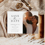 Modern 2 Photo Wedding Save The Date<br><div class="desc">Modern 2 Photo Wedding Save the Date</div>