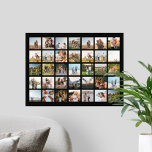 Modern 35 Photo Collage Poster<br><div class="desc">Create your own personalised photo collage poster featuring 35 of your favourite photos.</div>