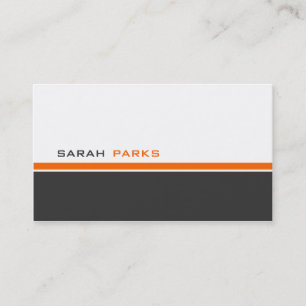 Modern 3 Colour B Business Card
