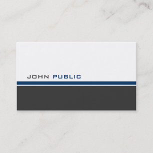 Modern 3 Colour C Business Card