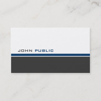 Modern 3 Colour C Business Card