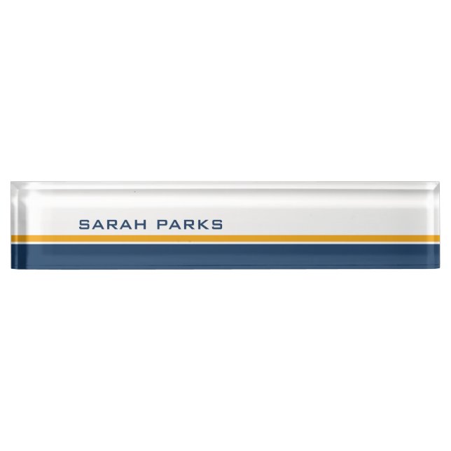 Modern 3 Colour (CR-2) Nameplate (Front)
