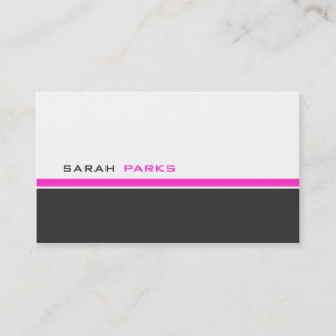 Modern 3 Colour E Business Card