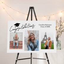 Modern 3 Photo Graduation Congratulations