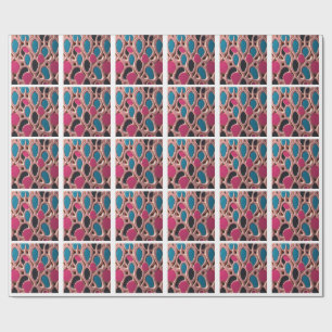 Modern 3D Abstract Liquid Shapes Gift Wrapping Pap Paper