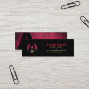 Modern 3d effect dark colour design business card