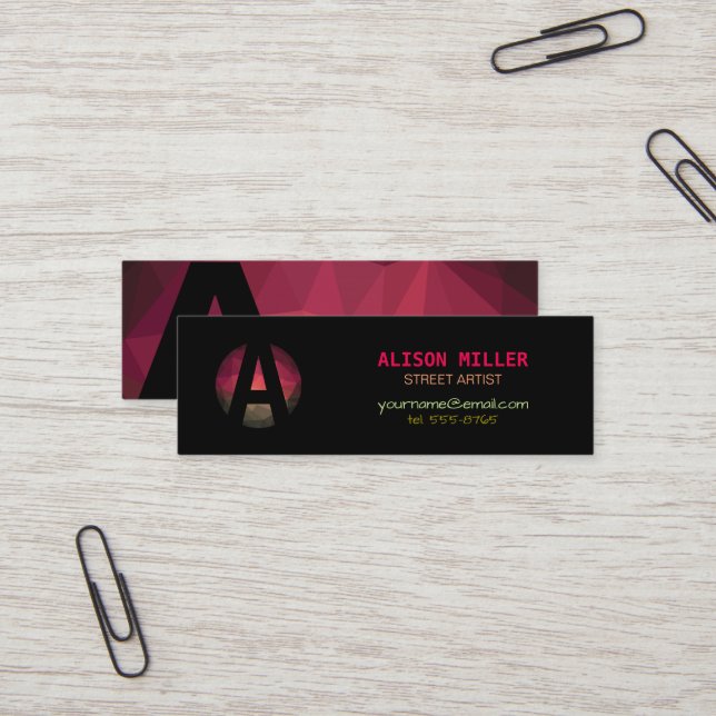 Modern 3d effect dark colour design business card (Front/Back In Situ)