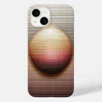 Modern 3D Geometric Sphere Gradient Sunset Tiles L