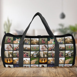 Modern 48 Photo Collage Duffle Bag