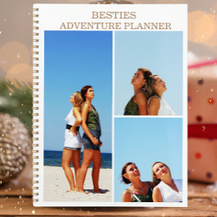 Modern 4 Photo Collage Besties Adventure Year Planner