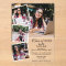 Modern 4 Photo Collage Graduation Party