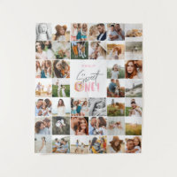 Modern 50th birthday multi photo script 