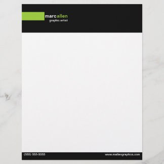 Modern 519 Customisable Customised Letterhead