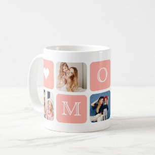 Modern 5-Photo "Mum" Mug