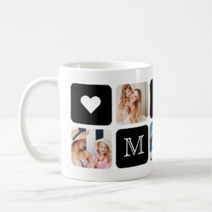 Modern 5-Photo "Mum" Mug