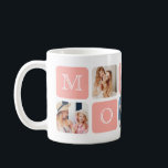 Modern 5-Photo "Mummy" Mug<br><div class="desc">Add 5 photos from Instagram,  your computer or phone to this mug for mothers,  featuring the word "Mummy". If you need any help customising this,  please message me using the button below and I'll be happy to help.</div>