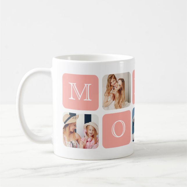 Modern 5-Photo "Mummy" Mug (Left)